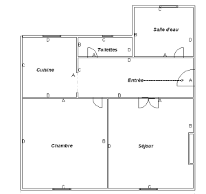 Appartement de 41.0 m² à Paris