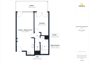 Appartement de 49.0 m² à L'Île-Saint-Denis