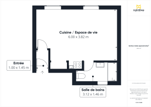 Appartement de 27.82 m² à Nantes