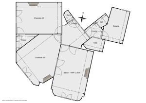 Appartement de 64.0 m² à Paris