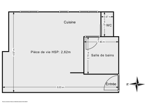 Appartement de 28.1 m² à Les Lilas