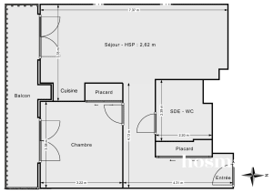 Appartement de 48.8 m² à Carquefou