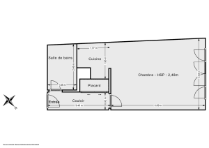 Appartement de 32.0 m² à Paris