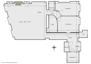 Appartement de 83.43 m² à Lyon