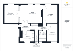 Appartement de 85.0 m² à Courbevoie