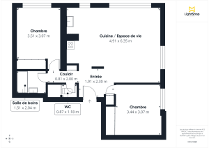 Appartement de 63.0 m² à Paris