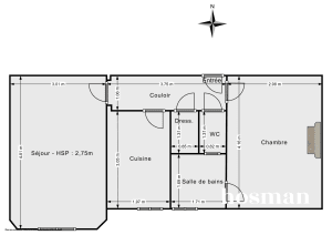Appartement de 41.22 m² à Paris