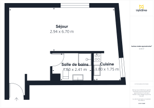 Appartement de 33.5 m² à Bordeaux