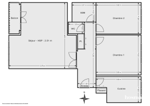 Appartement de 68.0 m² à Fontenay-aux-Roses