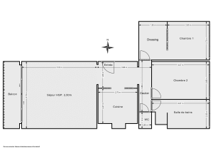 Appartement de 69.77 m² à Paris