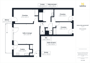 Appartement de 75.85 m² à Ivry-sur-Seine