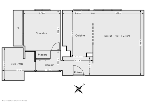 Appartement de 45.52 m² à Clichy