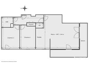 Appartement de 57.66 m² à Nantes