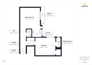 Appartement de 44.43 m² à Boulogne-Billancourt