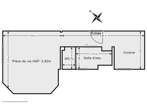 Appartement de 20.72 m² à Paris