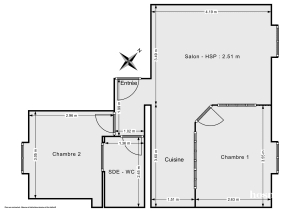 Appartement de 41.0 m² à Paris