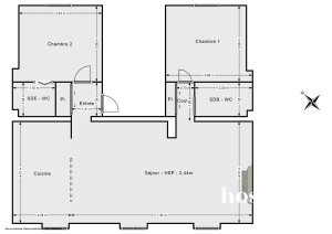 Appartement de 70.0 m² à Paris