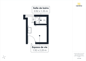 Appartement de 6.34 m² à Paris