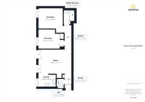 Appartement de 53.03 m² à Meudon