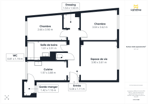 Appartement de 55.78 m² à Nantes