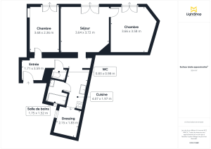 Appartement de 56.0 m² à Paris