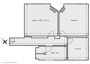 Appartement de 46.92 m² à Asnières-sur-Seine