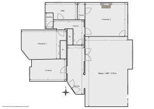 Appartement de 96.36 m² à Paris