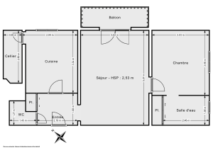 Appartement de 49.49 m² à Nantes