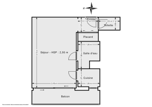 Appartement de 24.47 m² à Paris