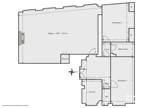 Appartement de 88.0 m² à Paris