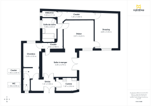 Appartement de 92.4 m² à Paris