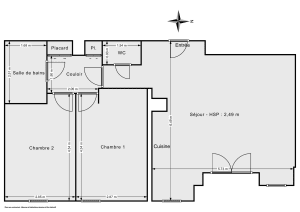 Appartement de 69.0 m² à Issy-les-Moulineaux