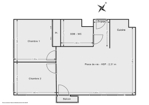 Appartement de 60.57 m² à Villejuif