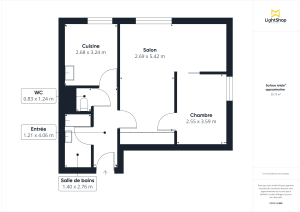 Appartement de 50.93 m² à Nantes