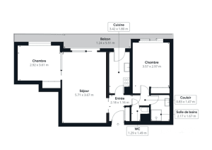Appartement de 61.23 m² à Le Kremlin-Bicêtre