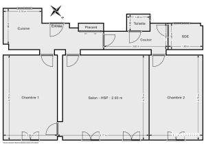 Appartement de 70.0 m² à Paris