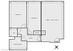 Appartement de 60.0 m² à Montreuil