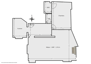 Appartement de 51.1 m² à Paris