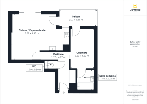 Appartement de 45.99 m² à Nantes