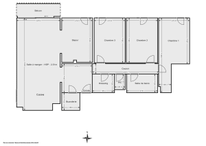 Appartement de 97.0 m² à Montreuil