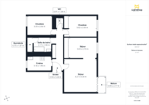 Appartement de 70.0 m² à Bordeaux
