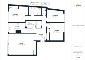 Appartement de 94.26 m² à Paris