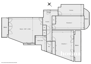 Appartement de 81.01 m² à Chaville