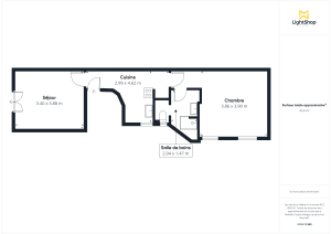 Appartement de 43.0 m² à Saint-Denis