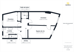 Appartement de 47.89 m² à Vincennes