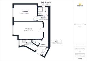 Appartement de 42.64 m² à Paris