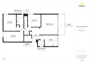 Appartement de 80.9 m² à Le Bouscat