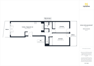 Appartement de 60.0 m² à Eysines