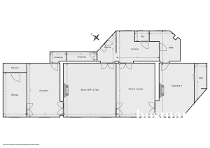 Appartement de 108.25 m² à Paris