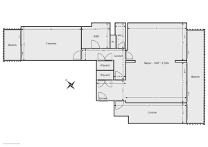 Appartement de 65.04 m² à Courbevoie